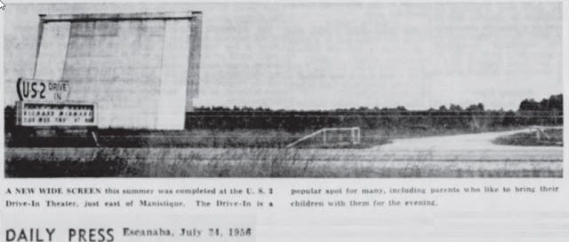 Cinema 2 Drive-In Theatre - Old News Photo